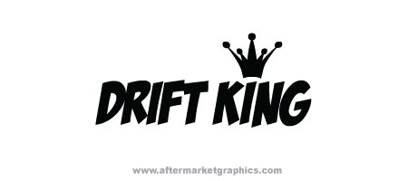 Drift King Decals - Pair (2 pieces)